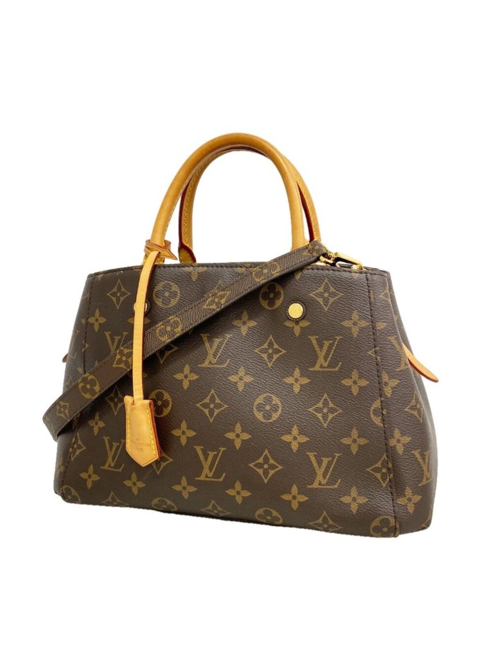 Louis Vuitton Handbag Monogram Montaigne BB Brown 2-Way Bag